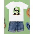 thumbnail image 3 of Panda Sitting With Bamboo T-Shirt Juniors -Image by Shutterstock,  Medium, 3 of 4