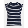 thumbnail image 6 of Time and Tru Women's Muscle Tank Top with Piped Trim, Sizes XS-XXXL, 6 of 6