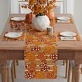 thumbnail image 2 of Fall Rustic Maple Leaves Table Runner Table Decoration for Kitchen Dining Dinner Autumn Home Decor 13x72 Inch, 2 of 6