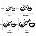 thumbnail image 4 of Cuadro Decorativo de Metal con Diseño bicicleta paisaje Grande, 4 of 4