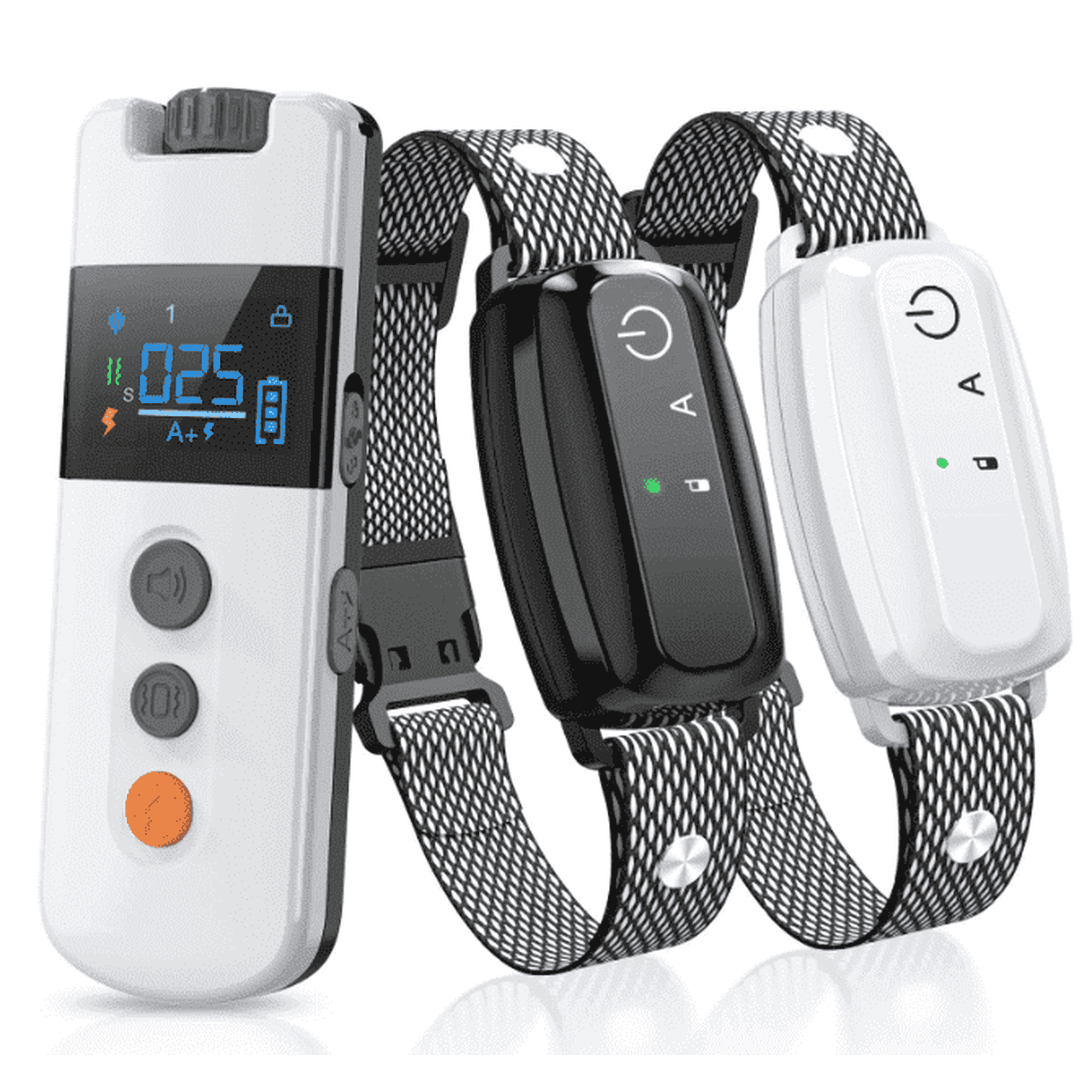 BEBANG 2-in-1 Bark Collar & Dog Shock Collar 4 Modes Dog Training Collar for 2 Dogs IP67 Waterproof E Collar for Small Medium Large Dog