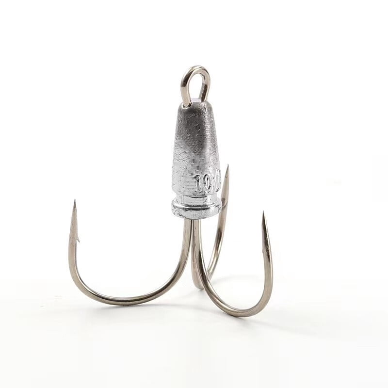 5pcs Snagging Weighted Treble Hooks Large Snagging Hooks Salmon Bunker Snag Hook