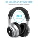 thumbnail image 3 of Auriculares Bluetooth con cancelación activa de ruido sobre la oreja con micrófono Hi-Fi graves profundos cómodos almohadillas de proteína auriculares inalámbricos Adepaton 2033161-3, 3 of 9