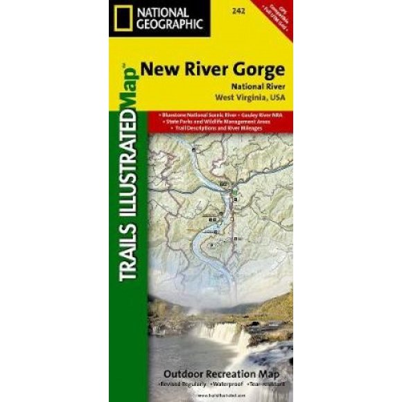 New River Gorge National River: Trails Illustrated National Parks