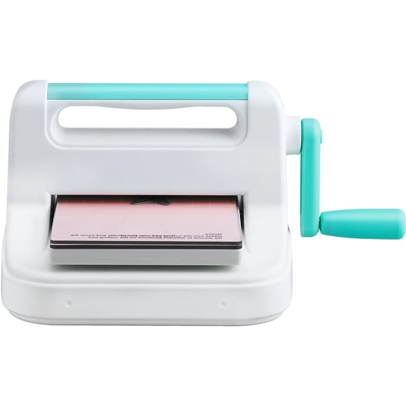 Manual Die Cutting&Embossing Machine,Portable Cut Machines,6"Opening Scrapbooking Machine Full Kit Included,For Arts&Crafts,Scrapbooking,Card Making&Crafting,White