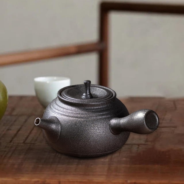 Tetera de cerámica Perfecl 1L Tetera de arcilla japonesa duradera con mango lateral