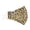 Brown, variant on Made in USA Adult Kid 3 Layers Cotton Reusable Washable Cotton Cloth Face Mask Cover