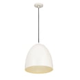 thumbnail image 6 of 6012P19-SWH-Z-Lite-Z Studio - 3 Light Dome Pendant in Classical Style - 19 Inches Wide by 18 Inches High-Matte White Finish    -Traditional, 6 of 7