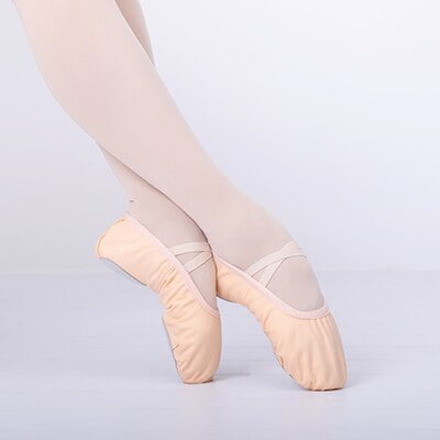 Zapatos de Ballet para niñas, zapatillas de baile de Ballet de suela blanda de lona, zapatos de bailarina de práctica para niños, zapatos de baile para mujer Tan Jianjun unisex