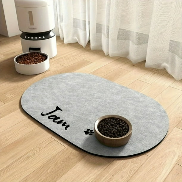 Tapetes de tierra de diatomeas para decoración del hogar, tapetes absorbentes para comida de perros, tapetes para comederos y bebederos de perros y gatos, tapetes de secado rápido para comida de masco