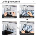 thumbnail image 5 of Yayeee Faucet Mat for Kitchen Sink 30" Diatomite Long Splash Guard Pad, Abstract Marble Pattern, 5 of 7