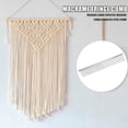 thumbnail image 2 of Macrame Fringe Comb Tapestry Weaving Comb Stainless Steel Craft for Brushing Through Long Hair Single Strand Cotton Cord, 2 of 9