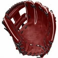 thumbnail image 3 of Wilson A2k Spin Control 1787 11.75" Baseball Glove (Wbw1004101175) H Web Red/Black 11.75 Right Hand, 3 of 8