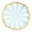 Blue, variant on Party Plates 1Packs 7/9 Inch Plastic Plates Gold Rim Premium Heavy Duty Dinner Plates and Disposable Dessert Elegant Heavy Duty Wedding Plates