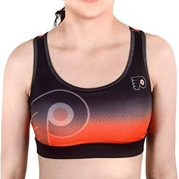 FOCO NHL Philadelphia Flyers Gradient Sports Bra - Medium