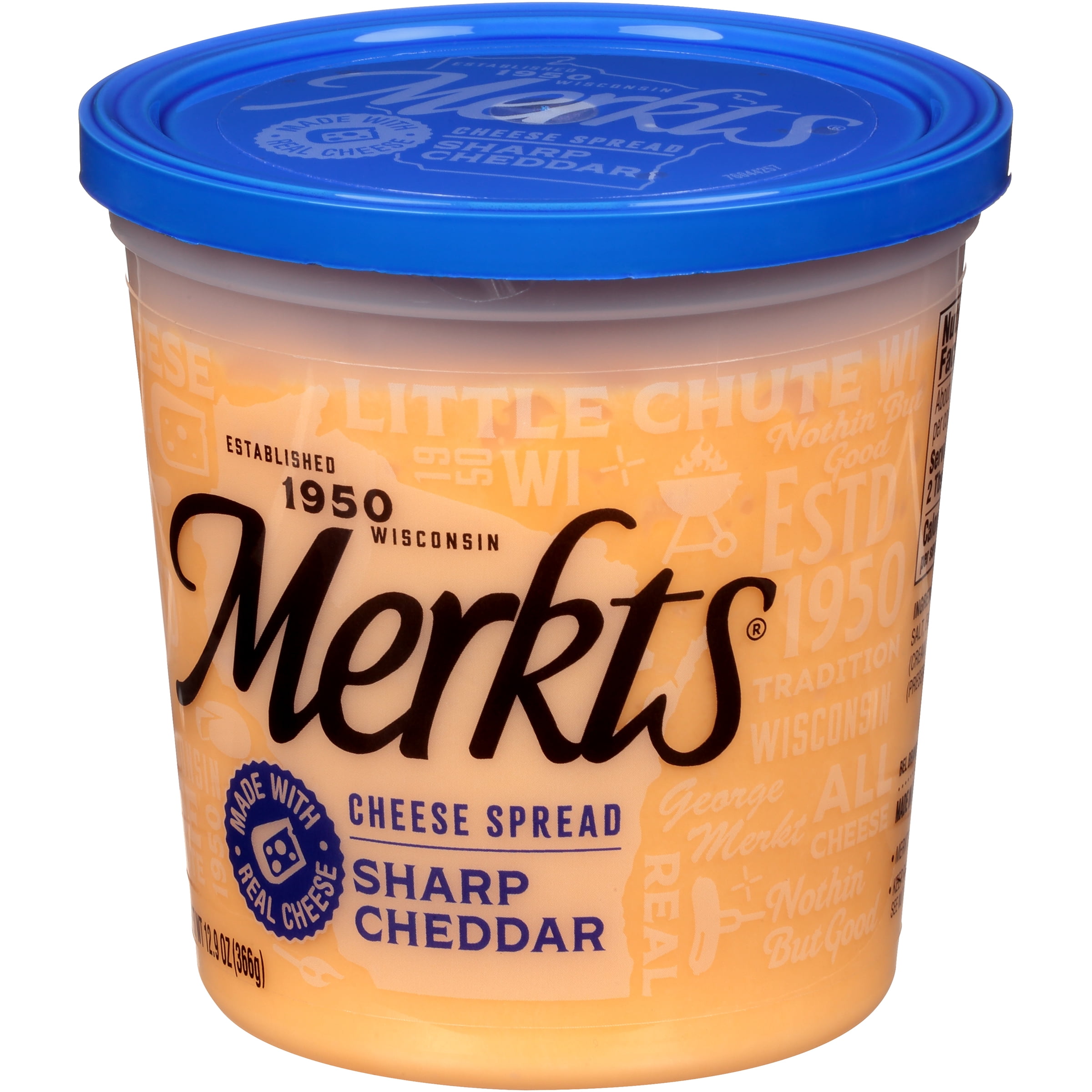 Merkt’s® Sharp Cheddar Spreadable Cheese Cup, 12.9 oz Tub, Refrigerated