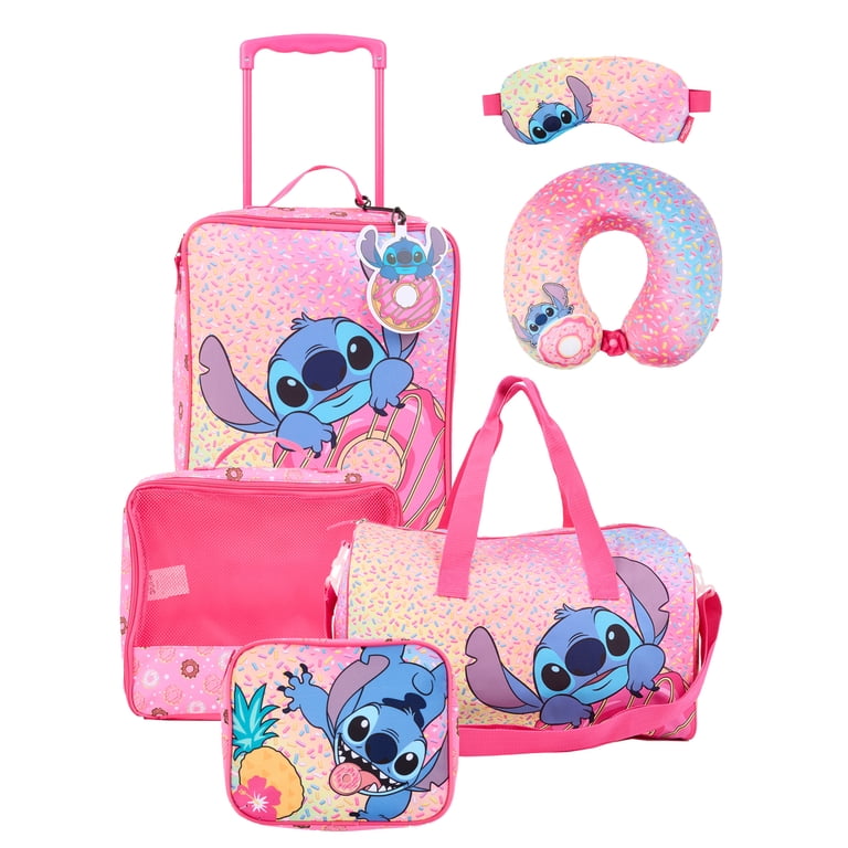Disney Lilo & Stitch 7-Piece Kids Luggage Travel Set photo 1