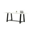 thumbnail image 2 of KFI Studios Midtown 8' x 3' Bistro Table, Maple, 2 of 2