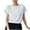 White, variant on yillto Womens Basic Shirts Short Sleeve Crew Neck Loose Top Loungewear Soft Comfy Tshirts Clothes