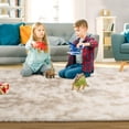 thumbnail image 6 of Haperlare 5x8 feet Fluffy Area Rugs for Living Room Soft Area Rug Indoor Shag Rug Home Decor Nursery Rug Carpets for Bedroom, Light Brown, 6 of 6