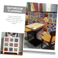 thumbnail image 4 of Artibetter Mexican Tile Stickers 4x4 Inch Retro Floor Tile Decals for Home Decor Pack, 4 of 8