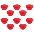 thumbnail image 3 of COM1950s Silicone Muffin Pan/Cups-Silicone Molds,3 in Jumbo Silicone Baking Cups Reusable Cupcake Liners Nonstick Large Cake Cups Set Stand Alone Cupcake Holder,10 Pack Auto Cup Holder Liner, 3 of 7