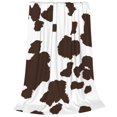 thumbnail image 2 of Balery Brown Cow Manta de Felpa Suave y Acogedora – Cobija de Franela Aterciopelada para Cama, Lavable y Cálida para Sofá, Mascotas, Transpirable-80"x60", 2 of 7