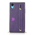 thumbnail image 4 of Funda para iPhone XR con cordón de piel sintética, 4 of 5