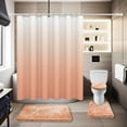thumbnail image 6 of Blue Bathroom Sets with Shower Curtain and Rugs Waterproof Shower Curtain Sets 1 Piece and Soft Bathroom Rugs Sets 3 Piece for Bathroom Decor Set, 6 of 12