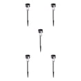 thumbnail image 3 of jesticaly 2Pcs Stainless Solar LED Lawn Lamp IP44 Outdoor Garden Pathway Landscape Lamp Red 5Set, 3 of 6