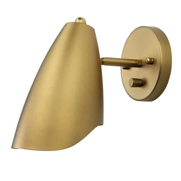 Pathson Adjustable Wall Sconce, E26 Metal Shade Wall Lighting with Dimming Switch for Bedroom Living Room Dinning Room