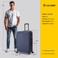 thumbnail image 5 of US ARMY FOX PRO 28" Expandable Large Suitcase with TSA Lock Navy Blue, 5 of 10