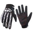 thumbnail image 1 of Yuarrent Guantes de montar en bicicleta de invierno cómodos y cálidos de PU con guantes únicos de motocicleta de invierno guantes de Ciclismo blanco S, 1 of 6