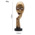 thumbnail image 4 of 3x Escultura de Estatuilla Estatua para Decoración de Librería Moderna Gloria Estatuilla de pensador, 4 of 4