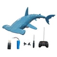 thumbnail image 1 of FashionCha Remote Control Shark Toy RC Shark Diving Toy Practical, Waterproof Boys Girls Realistic Remote Control Water Toys, Simulation Blue, 1 of 8