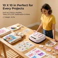 thumbnail image 4 of HTVRONT Portable 10X10 Heat Press, Heats Up Fast & Evenly H10 V2 Heat Press Machines for HTV, Sublimation, Heat Transfer Projects, 4 of 11