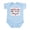 Sky Blue, variant on CafePress - Loves Me: New Jersey Infant Bodysuit - Baby Light Bodysuit, Size Newborn - 24 Months