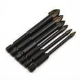 thumbnail image 5 of New 6Pc Carbide Glass Tile Drill Bits Set Ceramic Wall Plastic Wood Hole Opener, 5 of 8