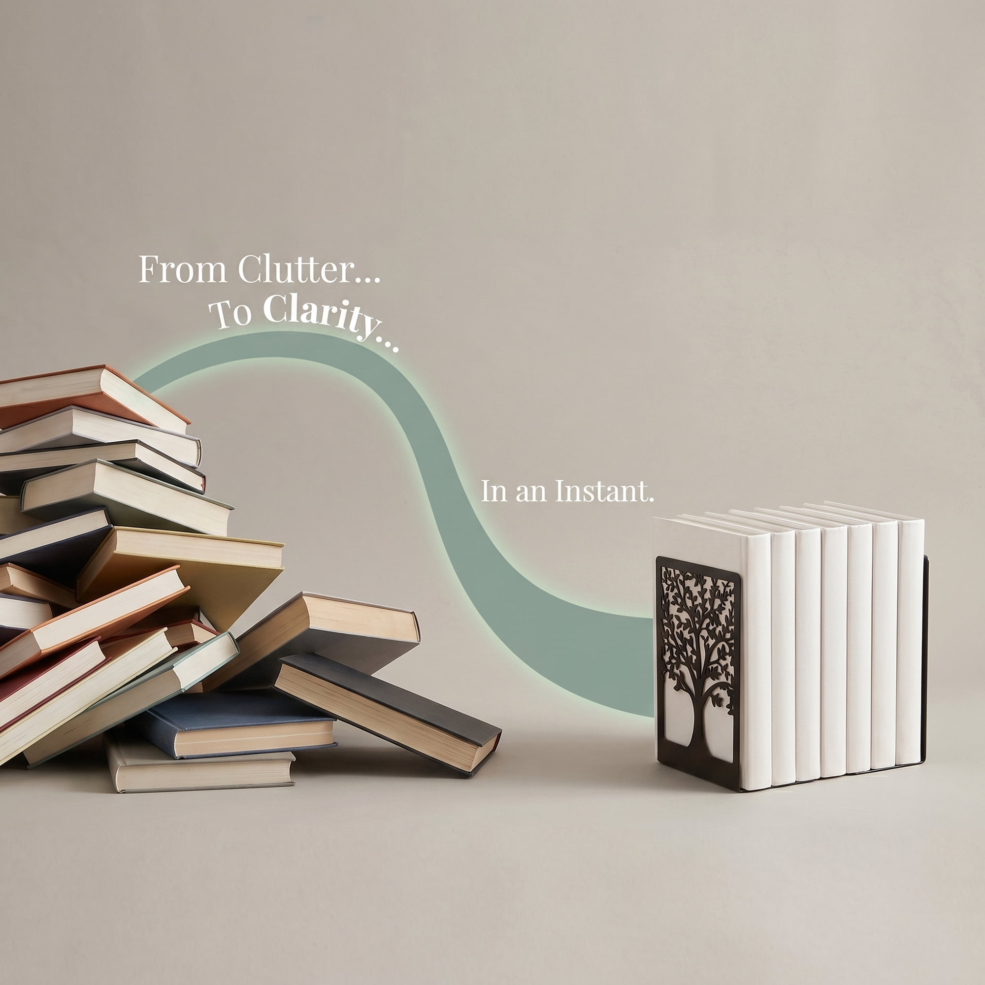 Unique Bargains Exquisite Decorative Metal Bookends for Home Office and Library Black Style C 4.7"x3.3"x6.9"