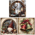 thumbnail image 1 of Art Craft Kit Tiwabb, paquete de 3 pinturas navideñas con diamantes, 30 x 30 cm, 1 of 7