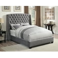 thumbnail image 3 of Pissarro Queen Tufted Upholstered Bed Grey, 3 of 4