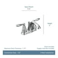 thumbnail image 3 of Moen Brantford 6610 Centerset Bathroom Sink Faucet, 3 of 7