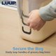 thumbnail image 3 of Bote de basura Stori Luup de plástico, 9,5 L, 2,5 galones, color beige, 3 of 9