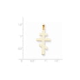 thumbnail image 2 of 14k Polished Eastern Orthodox Cross Charm, 2 of 2