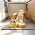 thumbnail image 6 of Qholemyo 2 In 1 Integrated Pet Bowl Pet Food Bowl Food Water Feeding Bowl For Daily Feeding Cats And Dogs, 6 of 6
