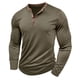 thumbnail image 1 of pstuiky camisa de manga larga para hombre, Camisa blusa transpirable de manga larga lisa informal a la moda para hombre top de hombre l, 1 of 5