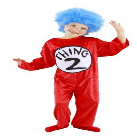 Dr. Seuss Thing 1 and 2 Kid's Costume (S, 4-6) by elope