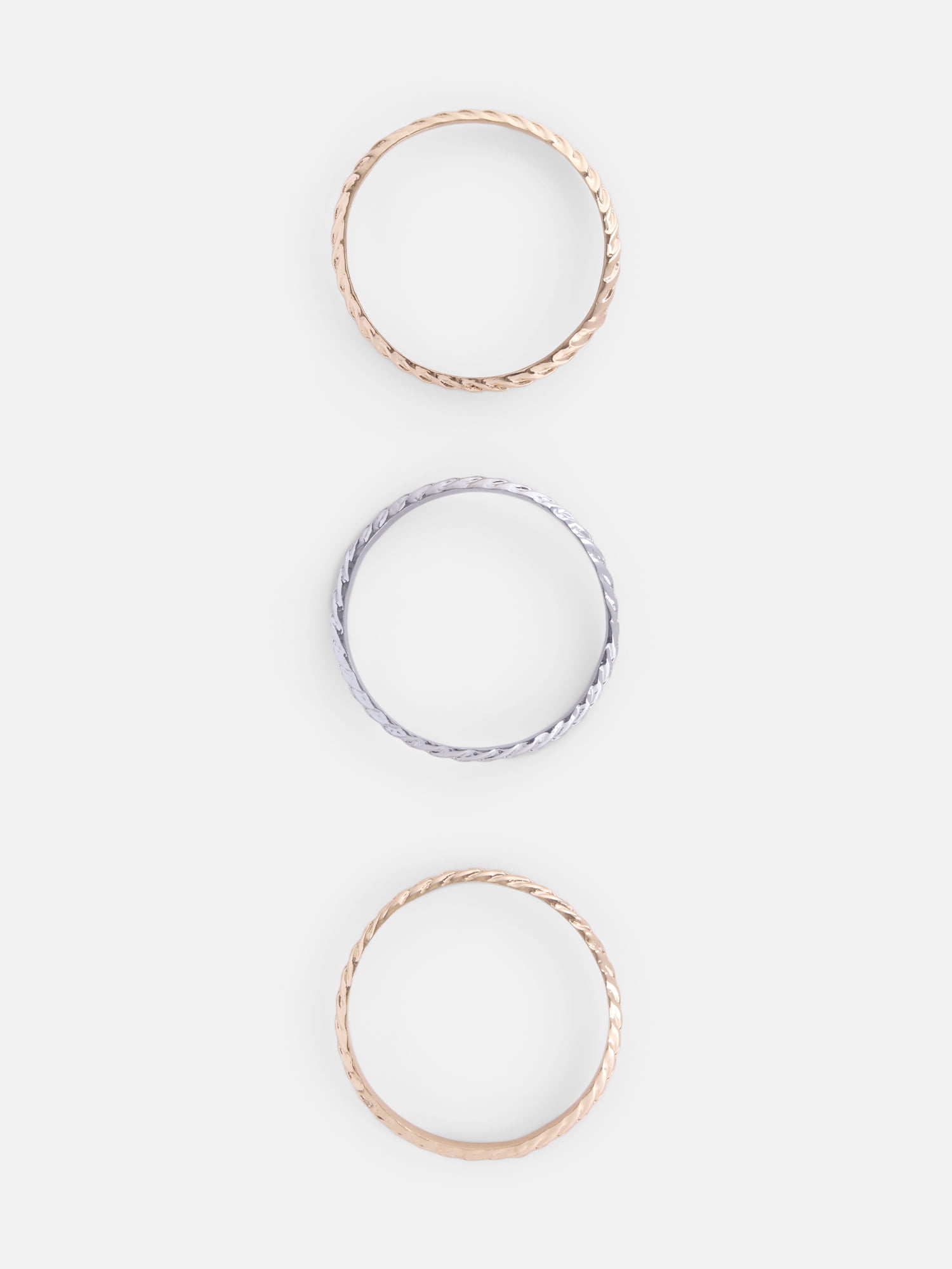 No Boundaries Wavy Bangle Bracelet Set, 3-Piece, Women's