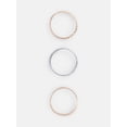 thumbnail image 2 of No Boundaries Wavy Bangle Bracelet Set, 3-Piece, Women's, 2 of 3