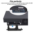 thumbnail image 4 of Hard Drive Bracket, 2pcs 2.5in HDD SSD 3D Printed Game Console Hard Drive Bracket, ABS Hard Disk Drive Bays Holder For  SCPH 30000 SCPH 50000 Console, 4 of 8